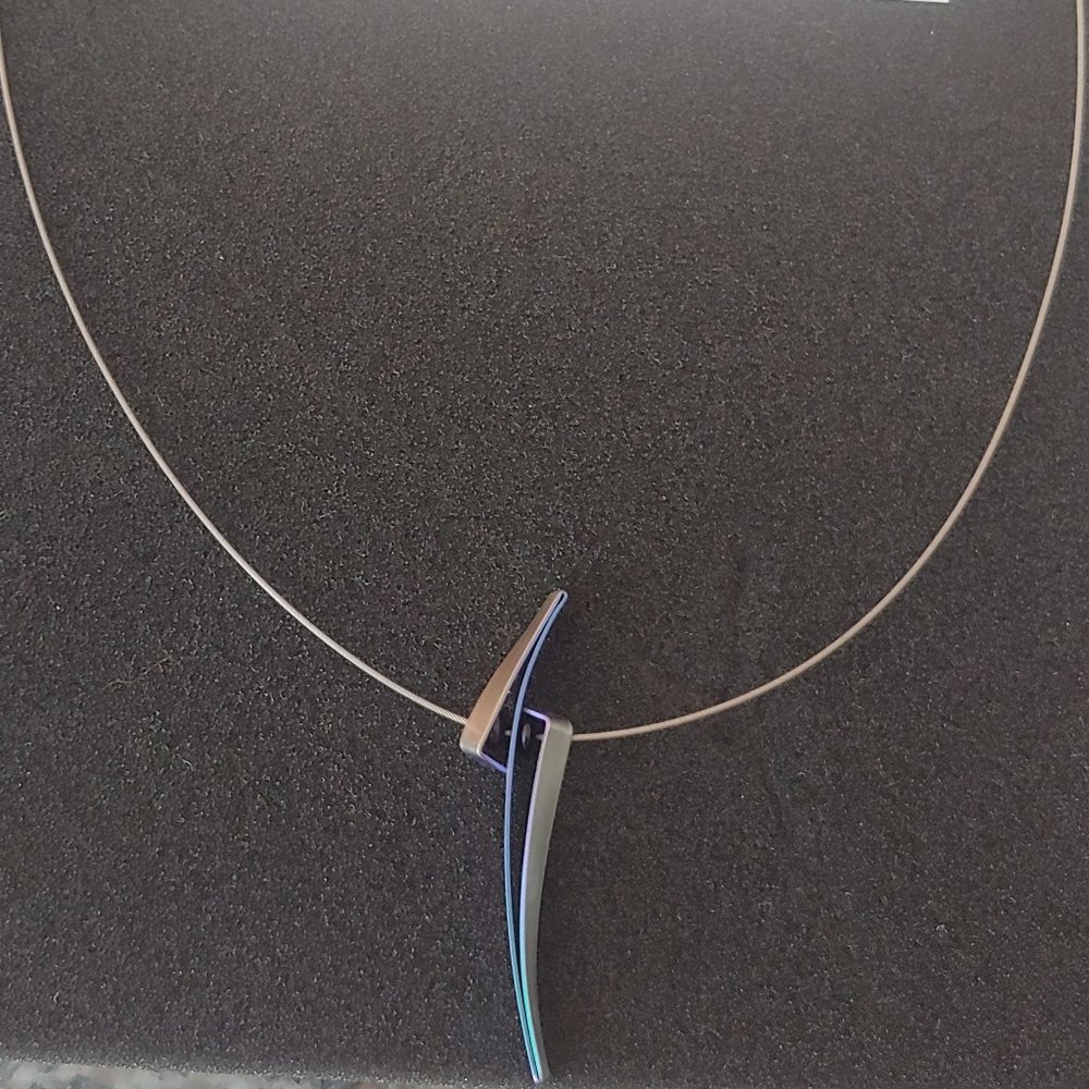 Titanium Necklace by Jules Von Der linden